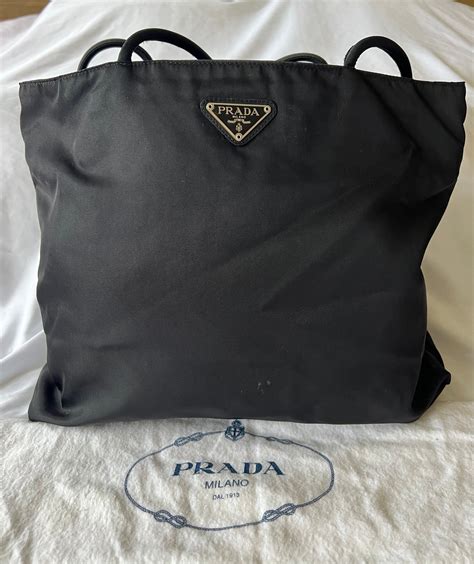 prada black nylon keep all|prada nylon.